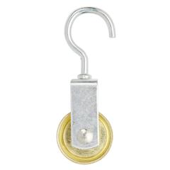 Diall Zinc-Plated Single Wheel Pulley (30 mm)