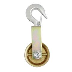 Diall Zinc-Plated Single Wheel Pulley (80 mm)