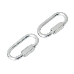 Diall Zinc-Plated Steel Quick Link Pack (3.5 mm, 2 Pc.)