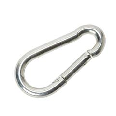 Diall Zinc-Plated Steel Spring Snap Hook (8 x 80 mm)