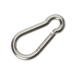 Diall Chrome-Plated Steel Spring Snap Hook (5 x 50 mm)