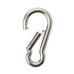 Diall Chrome-Plated Steel Spring Snap Hook (5 x 50 mm)