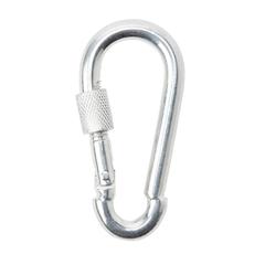 Diall Zinc-Plated Steel Screwed Snap Hook (8 x 80 mm)