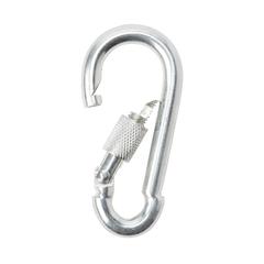 Diall Zinc-Plated Steel Screwed Snap Hook (8 x 80 mm)