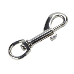 Diall Nickel-Plated Zamac Swivel Snap Hook (67 mm)