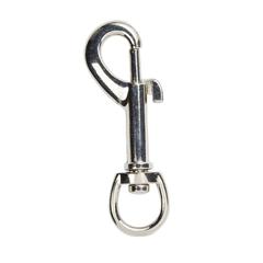 Diall Nickel-Plated Zamac Swivel Snap Hook (67 mm)