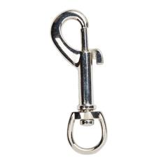 Diall Nickel-Plated Zamac Swivel Snap Hook (76 mm)