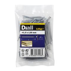 Diall Carbon Steel Round Wire Nail Pack (1.5 x 30 mm)