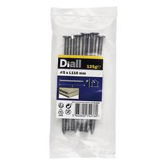 Diall Carbon Steel Round Wire Nail Pack (5 x 110 mm)