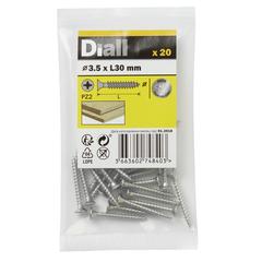 Diall Stainless Steel Screw Pack (3 cm, 20 Pc.)