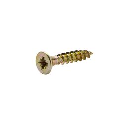 Diall Zinc-Plated Carbon Steel Wood Screw Pack (3 x 16 mm, 100 Pc.)