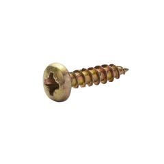 Diall Zinc-Plated Carbon Steel Pan Head Wood Screw Pack (3.5 x 16 mm, 100 Pc.)