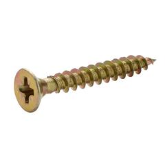 Diall Zinc-Plated Carbon Steel Wood Screw Pack (4 x 30 mm, 100 Pc.)