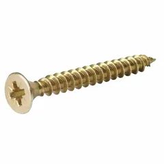 Diall Zinc-Plated Carbon Steel Wood Screw Pack (6 x 40 mm, 100 Pc.)