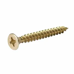 Diall Zinc-Plated Carbon Steel Wood Screw Pack (6 x 50 mm, 100 Pc.)