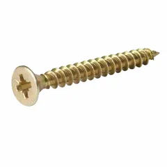 Diall Zinc-Plated Carbon Steel Wood Screw Pack (6 x 60 mm, 100 Pc.)