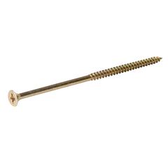 Diall Zinc-Plated Steel Pan Head Wood Screw (8 x 120 mm)