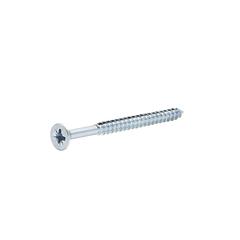 Diall Zinc-Plated Carbon Steel Wood Screw Pack (6 x 80 mm, 20 Pc.)