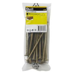 Diall Carbon Steel Screw Pack (125 x 6.7 mm, 25 Pc.)