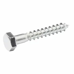 Diall Zinc-Plated Carbon Steel Hex Coach Screw Pack (6 x 40 mm, 200 Pc.)