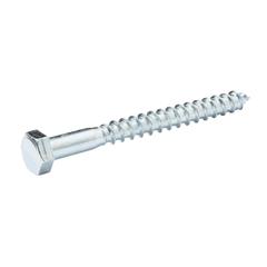 Diall Zinc-Plated Carbon Steel Hex Coach Screw Pack (8 x 80 mm, 10 Pc.)