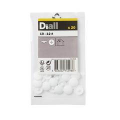 Diall Plastic Screw Cap Pack (20 Pc.)