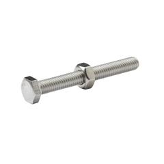 Diall Stainless Steel Hex Nut & Bolt Pack (M6 x 50 mm, 10 Pc.)