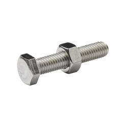 Diall Stainless Steel Hex Nut & Bolt Pack (M8 x 40 mm, 10 Pc.)