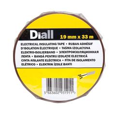 Diall PVC Electrical Tape (19 mm x 33 m, Brown)