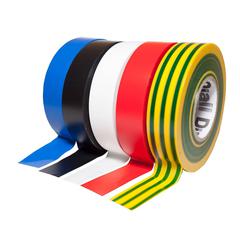 Diall PVC Electrical Tape Pack (19 mm x 33 m, Multicolor, 5 pc.)