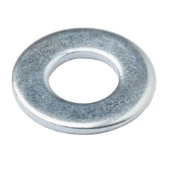 Diall Carbon Steel Medium Flat Washer Pack (M4, 20 Pc.)