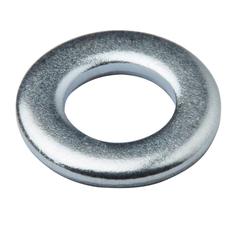 Diall Carbon Steel Medium Flat Washer Pack (M6, 20 Pc.)