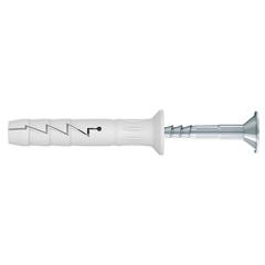 Diall Nylon Countersunk Hammer-In Plug Pack (8 x 100 mm, 10 Pc.)