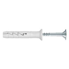 Diall Nylon Countersunk Hammer-In Plug Pack (8 x 60 mm, 10 Pc.)