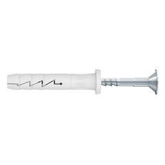 Diall Nylon Mushroom Hammer-In Plug Pack (8 x 60 mm, 10 Pc.)