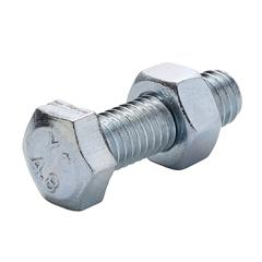 Diall Zinc-Plated Carbon Steel Hex Bolt & Nut Pack (M5 x 16 mm, 10 Pc.)