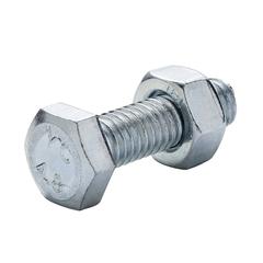 Diall Zinc-Plated Carbon Steel Hex Bolt & Nut Pack (M6 x 20 mm, 10 Pc.)