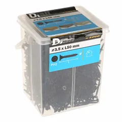 مجموعة براغي عامة فولاذ كربوني ديال (3.5 × 50 ملم، 1000 قطعة)