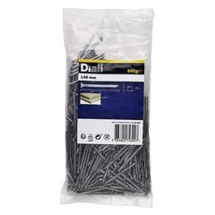 Diall Carbon Steel Plain Oval Nail Pack (40 mm, 500 g)