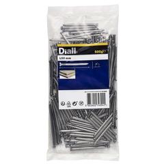 Diall Carbon Steel Plain Oval Nail Pack (50 mm, 500 g)