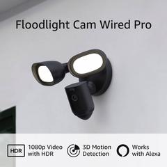 Ring Cam Wired Pro Rechargeable Floodlight (21.7 x 32.6 x 20.2 cm)