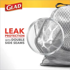 Glad Force Flex Polyethylene Resin Tall Kitchen Bag Pack (Mountain Air 34 Pc.)