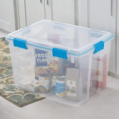 صندوق تخزين بلاستيك بمزلاج ستريلايت (38.1 × 45.7 × 60.9 سم)