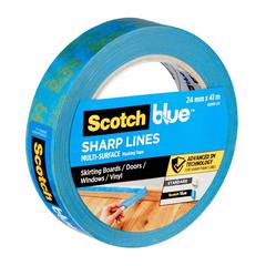 3M Scotch Blue Sharp Lines Advanced Masking Tape, 2093 (2.4 x 4100 cm)