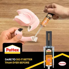 Pattex Universal 5-Min Power Epoxy Syringe (11 ml)