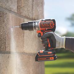 Black+Decker Brushless Hammer Drill, BL188N-XJ (18 V)