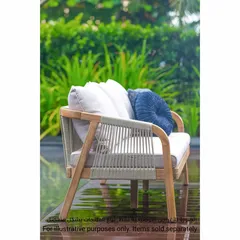 3-Seater Acacia Rope Sofa W/Cushion Diablo (72 x 210 x 67 cm)
