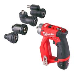 Milwaukee Fuel 4-in-1 Cordless Drill Driver Kit, M12FDDXKIT-202X