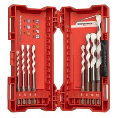 Milwaukee Shockwave Impact Duty Multi-Material Drill Bits Set (8 Pc.)