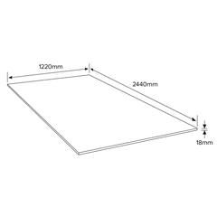 MDF Board (18 x 1220 x 2440 mm)